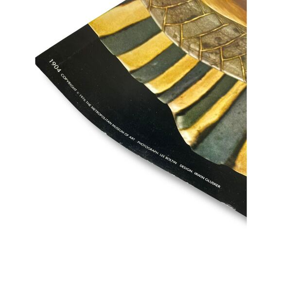 Treasures of Tutankhamun 1976 Gold Mask Egypt Metropolitan Museum of Art Poster - Picture 4 of 6